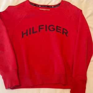 Women’s Red Tommy Hilfiger Crewneck